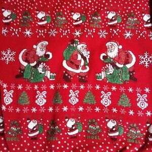 Vintage Nut Cracker Santa Claus Christmas AOP Sweater Crewneck Sweatshirt